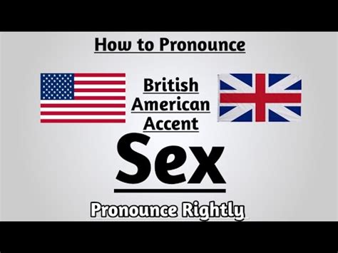 how to pronounce|sex how to pronounce.